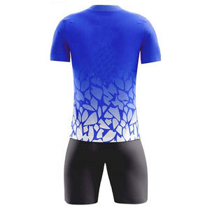 Conjunto de Uniforme de Fútbol Personalizable para Hombre, Transpirable, de Poliéster, Cuello en V, para Verano, Kits de Fútbol OEM - Product Image 2