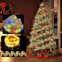 Navido décor 5m 4m 2m 1m arbre de noël bricolage ruban LED guirlande lumineuse décoration de noël pour la maison cadeaux de noël et du nouvel an 2022