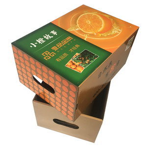 Custom Fresh Apple Fruit Carton Packaging Box Vegetable Fruit Export Corrugated Shipping Box