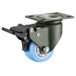 Roda resistente para móveis, militar, rotação de 1.5 polegadas/2 polegadas/360 graus, rotação para casa, com freio de travamento - Product Image 3