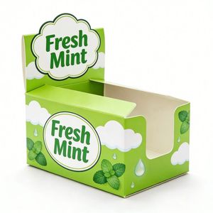 Custom Printed Recycled Materials Retail Display Box with Matt Lamination & UV Coating for Coffee Food Packaging - Product Image 4