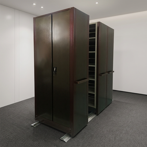 Meubles de bureau industriels et commerciaux, rayonnage de stockage intelligent en acier avec portes verrouillables et espace compact - Product Image 3