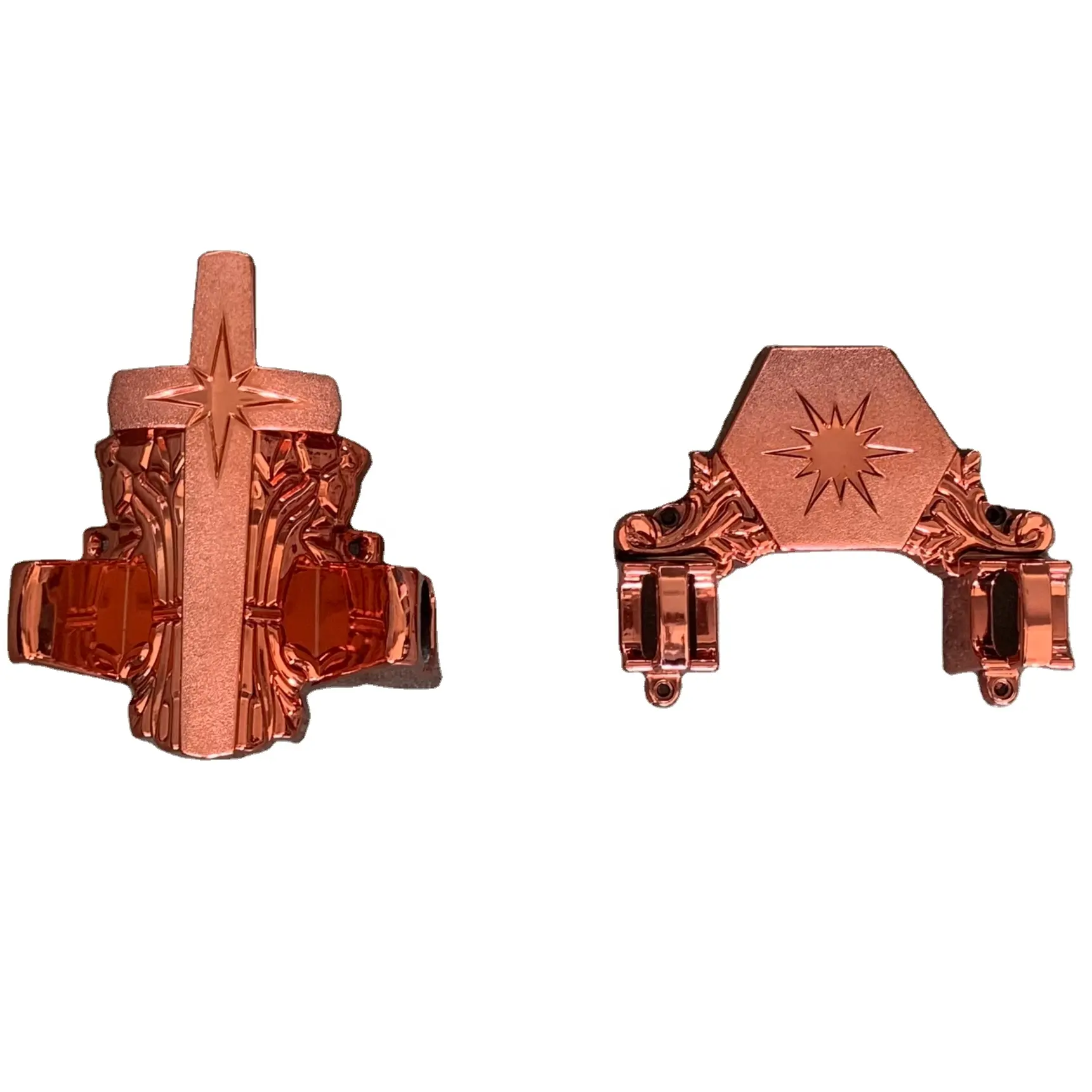 Res Copper Color Casket Corner Model 12# Plastic Coffin Corner