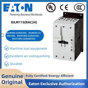 EATON Moeller <span class=keywords><strong>DILM115</strong></span>(RAC24) Contactor y Arrancador de Motor de Alto Rendimiento Serie DILM para Sistemas de Automatización Industrial - Product Image 1