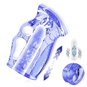 Nuovo Design Masturbatore <span class=keywords><strong>Maschile</strong></span> a Forma di Aeroplano con Vibrazione, Giocattoli Sessuali in Materiale TPE, Novità per Donne - Product Image 2