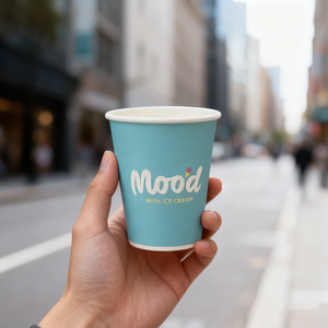 Vasos de papel para café de doble pared desechables, reciclables, OEM, ODM, con logo personalizado, de 16oz, 20oz, 22oz, para llevar. - Product Image 5