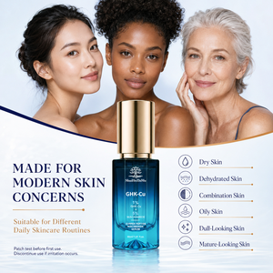 Siero all'ingrosso da 30ml con GHK-Cu Peptidi di Rame, 5% Niacinamide, Ialuronato di Sodio, Centella ed Ectoina per la Routine di Cura di Viso e Collo - Product Image 6
