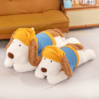 Boneka Anjing PP Cotton Puppy Mainan Lembut Bantal Anak-Anak Unisex untuk Dekorasi Hadiah
