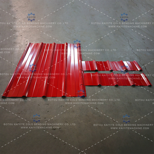 三層金属屋根瓦ロール成形機 - コールドロール技術を採用した3in1屋根パネル成形装置 - Product Image 4