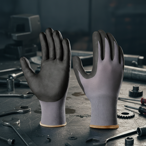 Guantes de Seguridad Impermeables de Alta Calidad con Forro de Kevlar, Talla Mediana para Adultos, Resistentes a Cortes, de Látex, para Uso General - Product Image 1