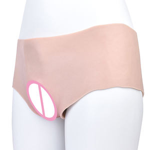 FAAK novo realista calças para gay masturbação pele amigável artificial bolso bichano para as mulheres grávidas masturbadores arreio brinquedos - Product Image 2