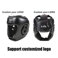 Casque de combat Wesing en cuir rouge pour entraînement de boxe – Vente en gros