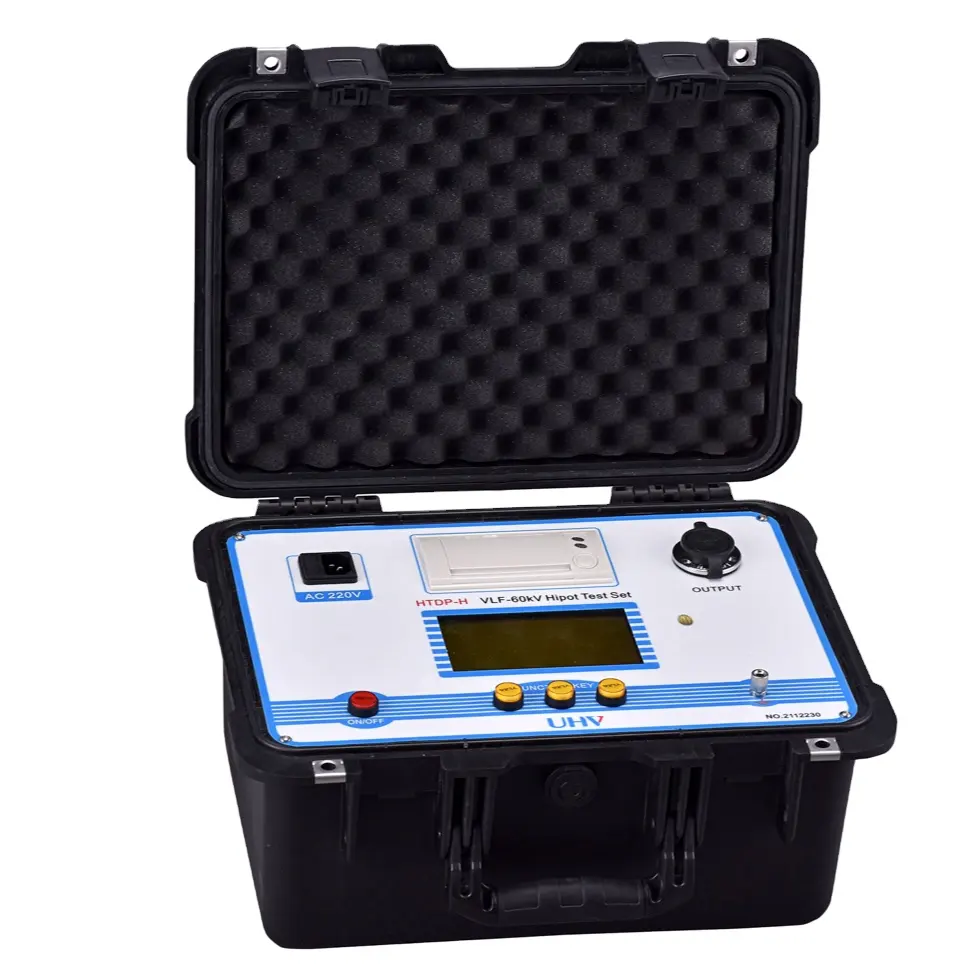 VLF China 2022 30kv 40kv 50kv 60kv 80kv 90kv 0.1Hz Hv AC Vlf Cable Testing Equipment High Voltage Hipot Tester Price