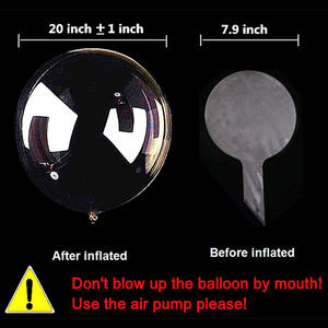 Nicro Round Heart Star 16 pollici 18 pollici 20 pollici fabbrica all'ingrosso <span class=keywords><strong>Led</strong></span> Light BOBO palloncino trasparente palloncino trasparente con palloncino BOBO <span class=keywords><strong>Led</strong></span> - Product Image 5