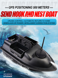 Hot New Carp Fishing Bait Boat Tackle 2kg Loading Rc Bait Boat <span class=keywords><strong>pour</strong></span> la pêche 500m Gonflable Fishing Bait Boat - Product Image 4