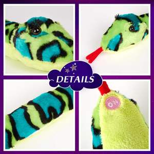 Jouet en peluche <span class=keywords><strong>de</strong></span> serpent réaliste <span class=keywords><strong>de</strong></span> 40 pouces avec éclairage LED pour blagues pratiques - Product Image 4