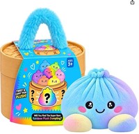 Nouveau Jouet Anti-Stress en Peluche Squishy en Forme de Boulette de Noël de Dessin Animé, Mignonne Boulette en Peluche avec Cuiseur Vapeur à Presser