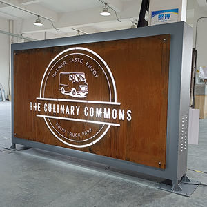 Freestanding Ground-level Business <b>Sign</b> Commercial Outdoor Signage Landmarks <b>Led</b> <b>Illuminated</b> Monument Signs - Product Image 1