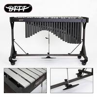 49-Tone Performer Series Aluminum Silver Glockenspiel With Pedal for Education and Stage