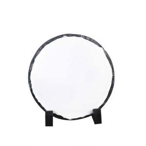 AGH Vente en gros de peintures personnalisées sur ardoise de jaspe blanc multi-formes avec motif pilier et style amour/art populaire - Product Image 4