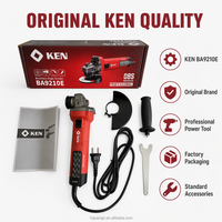 KEN BA9210E 1400W 125mm Meuleuse sans balais à vitesse réglable M14 Machine de découpe et de polissage électrique
