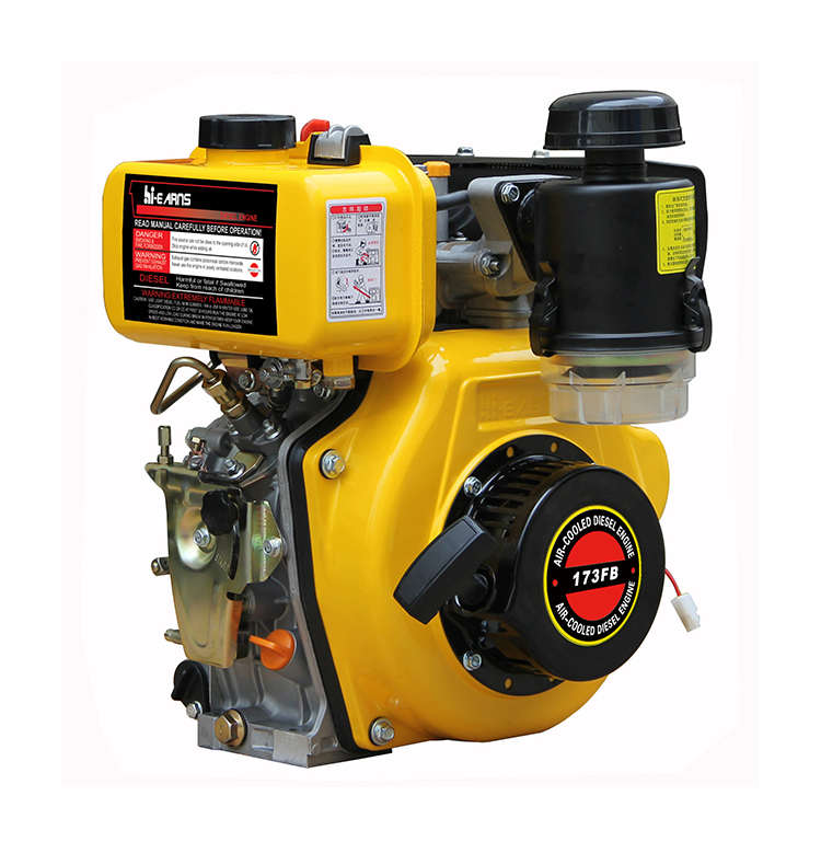 Motor diesel com ar-refrigerado 5hp para venda