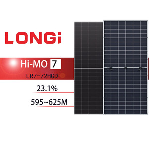 LonGi Solar Panels HI-MO 7 595W~625W LR7-72HGD Single Crystal Photovoltaic Module N-type Energy Photovoltaic Modules
