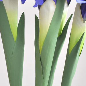 Flor Artificial Realista de Iris de una Sola Cabeza para Decoración del Hogar y Sala de Estar, Arreglo Floral Fresco, Flor Irlandesa Artificial al por Mayor - Product Image 2