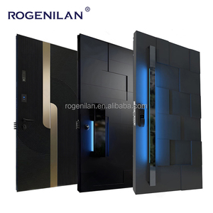 Modern Soundproof and Waterproof Design House Front <strong>Door</strong> High Quality Aluminum Alloy with Smart Lock Security Pivot Entry <strong>Door</strong> - Product Image 1