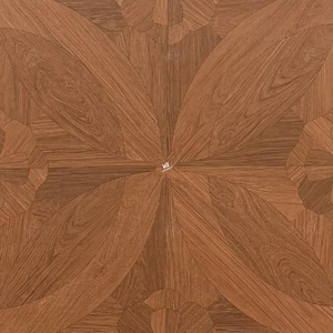 Azulejos de Porcelana Cerámica para Piso, Diseño Madera, Antideslizantes, Color Marrón, Estilo Retro con Flores, 60x60 800x800, para Balcón, Dormitorio, Villa, Modelo RJ66M15B - Product Image 6