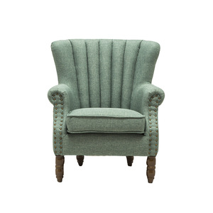 Fauteuils modernes en velours capitonnés pour salon, fauteuils d'appoint pour hôtel, marque JANUS, vente chaude - Product Image 1
