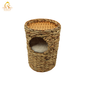 EUR <span class=keywords><strong>VET</strong></span> Premium Handwoven Hyacinth Pet <span class=keywords><strong>Bed</strong></span> // Diseño elegante superior Hecho en Vietnam con el mejor precio - Product Image 2