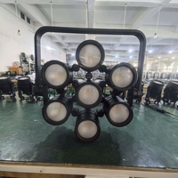 Projecteur LED COB RGBALC 300W, IP65, résistant aux intempéries, boîtier en aluminium moulé, DMX, angle de faisceau réglable, écran tactile couleur LCD