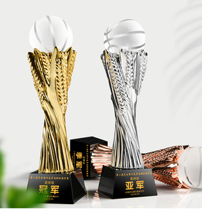Wholesale Custom Crystal Trophy Basketball Football Medals and Trophies <strong>Golf</strong> <strong>Globe</strong> Creative Customized Games Competition Award - Product Image 3