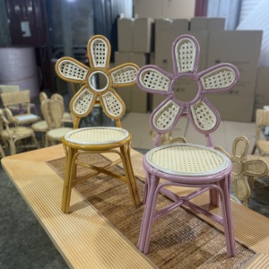 Sillas Infantiles de Mimbre Natural Hechas a Mano y Ecológicas para Alquiler, Muebles de Mimbre para Fiestas Infantiles y Decoraciones de Bodas - Product Image 2