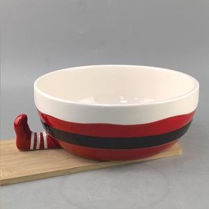 Creative Eco-Friendly Porcelain Christmas Fruit <strong>Tray</strong> Cute Santa <strong>Candy</strong> Bowl Living Room Coffee Table Snack Storage - Product Image 3