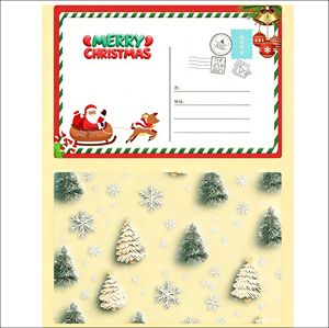 Cartes de vœux de Noël charmantes avec illustrations détaillées sur papier blanc brillant, impression numérique, option de logo personnalisé pour - Product Image 4