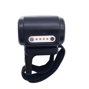 Lector de Códigos <span class=keywords><strong>QR</strong></span> Inalámbrico Comercial para Restaurantes/Supermercados, Mini Anillo BT, Escáner de Códigos de Barras 1D 2D, Precio de Fábrica - Product Image 3