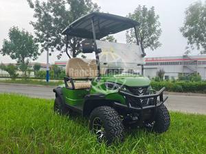 Carrito de Golf Eléctrico Chino de 48V, 4 Asientos, Personalizado, de Acero, con Motor de CA de 5KW, Velocidad Máxima de 60km/h, Panel Solar - Product Image 4