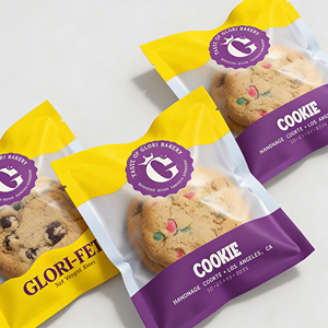 Customized logo Printed Design Food Grade Baking Packaging <strong>Bread</strong> <strong>Bag</strong> Laminated Plastic Small Clear Heat Sealing Cookie <strong>Bags</strong> - Product Image 5