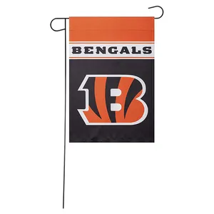 High Quality NFL Sport Team Yard Flag Double Size Printing Cincinnati Bengals Garden Flag