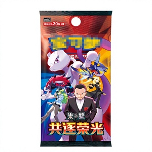 Poken Mon PTCG Simplified Chinese CSV10C(fat) Glory Pursuit SV10 Booster Pack 5 Cartes 18.0 Mewtwo Cynthia Vente en Gros - Product Image 1