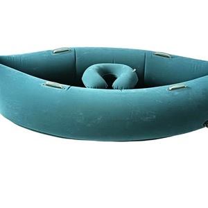 Bañera Inflable para Bebé con Almohada para el Cuello, Color Rosa y Azul, Material de PVC Ecológico para Bañar a los Niños - Product Image 5