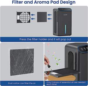 <span class=keywords><strong>D</strong></span>éshumidificateur <span class=keywords><strong>d</strong></span>'air domestique HASHONE avec affichage numérique intelligent, <span class=keywords><strong>absorbeur</strong></span> <span class=keywords><strong>d</strong></span>'<span class=keywords><strong>humidité</strong></span> à commande intelligente pour chambre et <span class=keywords><strong>salle</strong></span> <span class=keywords><strong>de</strong></span> <span class=keywords><strong>bain</strong></span> - Product Image 5