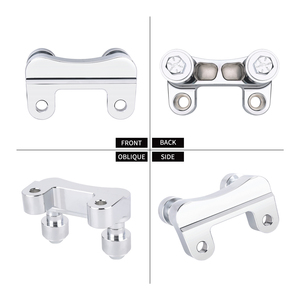 Adaptateur de fixation pour guidon de moto Harley Softail Breakout Fat Boy 18-25 Touring Road Street Glide <span class=keywords><strong>Dyna</strong></span> - Product Image 3