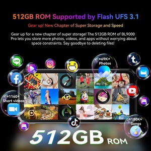 5G สมาร์ทโฟนที่ทนทาน120Hz แสดงภาพความร้อนมือถือ12 + 512GB แอนดรอยด์14 50MP หลัก8800MAH โทรศัพท์ blackview BL9000 Pro - Product Image 6