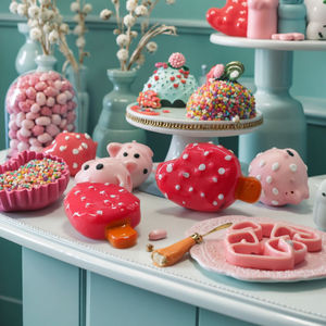 Dijes de Resina 3D con Forma de Barra de Chocolate y Helado, Kawaii, Ecológicos, Pintados a Mano, para Llaveros y Accesorios de Slime - Product Image 5