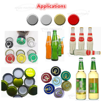 Dranken Bier Aluminium Dop Pers Afdichting Prijzen Semi-Automatische Tafelblad Wijn Glazen Fles Pneumatische Kroon Capping Machine