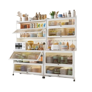 Mobiletto da <span class=keywords><strong>Cucina</strong></span> Multifunzionale a Più Ripiani <span class=keywords><strong>in</strong></span> Metallo, Non Pieghevole, per Forno a Microonde - Product Image 5