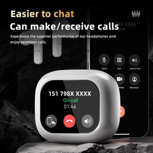 WT-7 ANC enc <span class=keywords><strong>LCD</strong></span> màn hình cảm ứng TWS Tai nghe âm thanh stereo hifi di động Tai nghe rảnh tay BT cuộc gọi đúng không dây thể thao EarBuds - Product Image 2